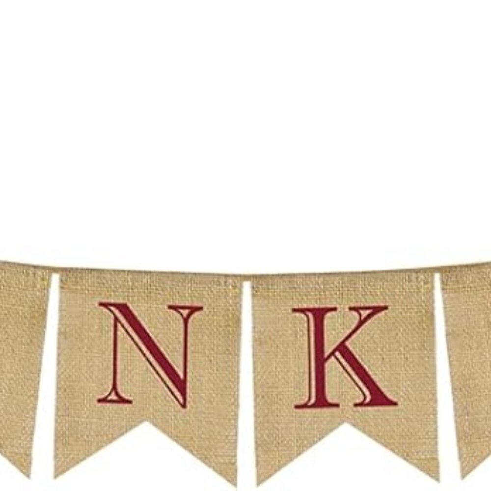Thankful Burlap Banner, Thankful Burlap Wall Banner, Thanksgiving Decor for Harv